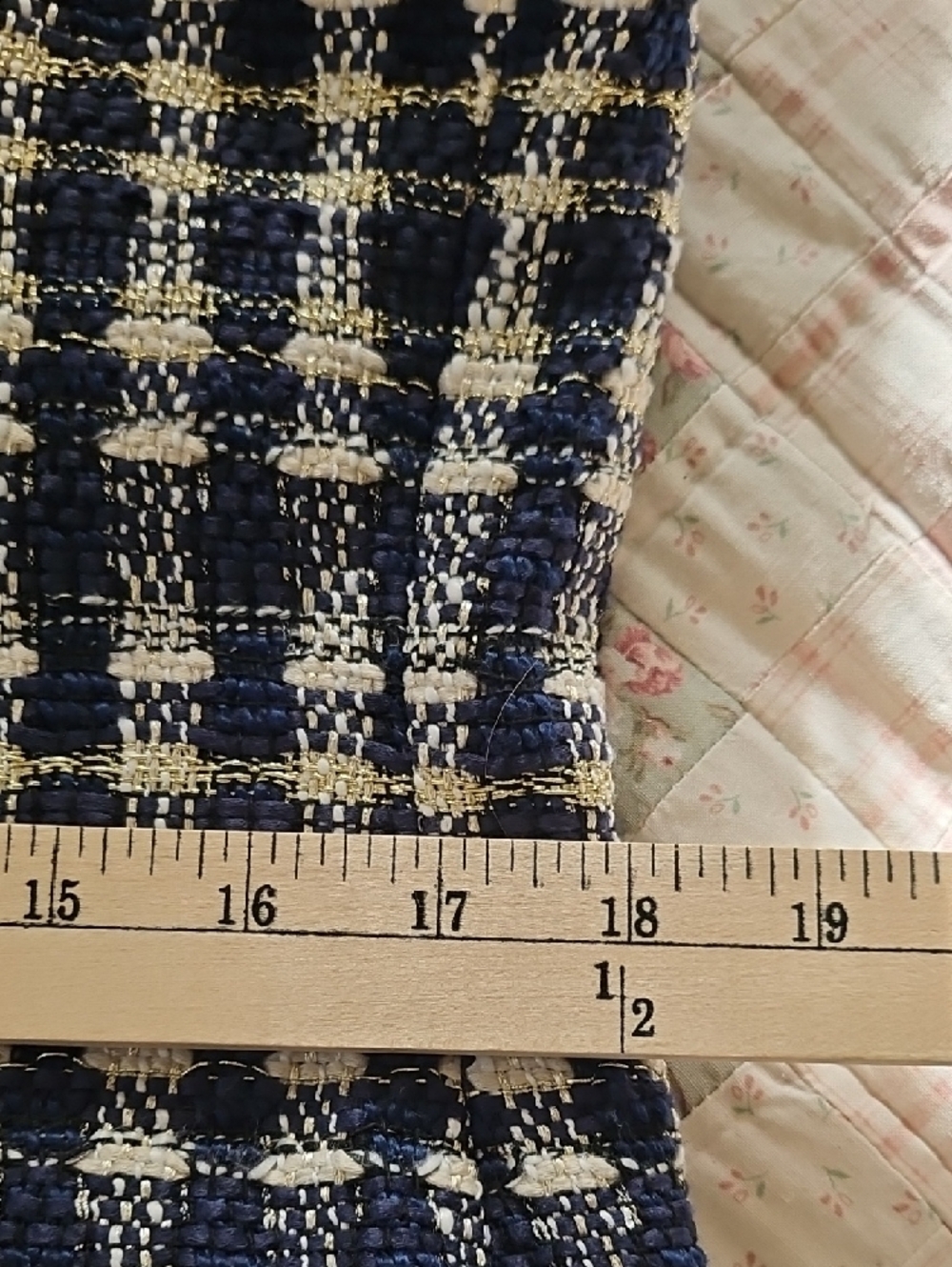 Ann Taylor Sleeveless Tweed Button Shift Dress  - Size 10 - Picture 7 of 11